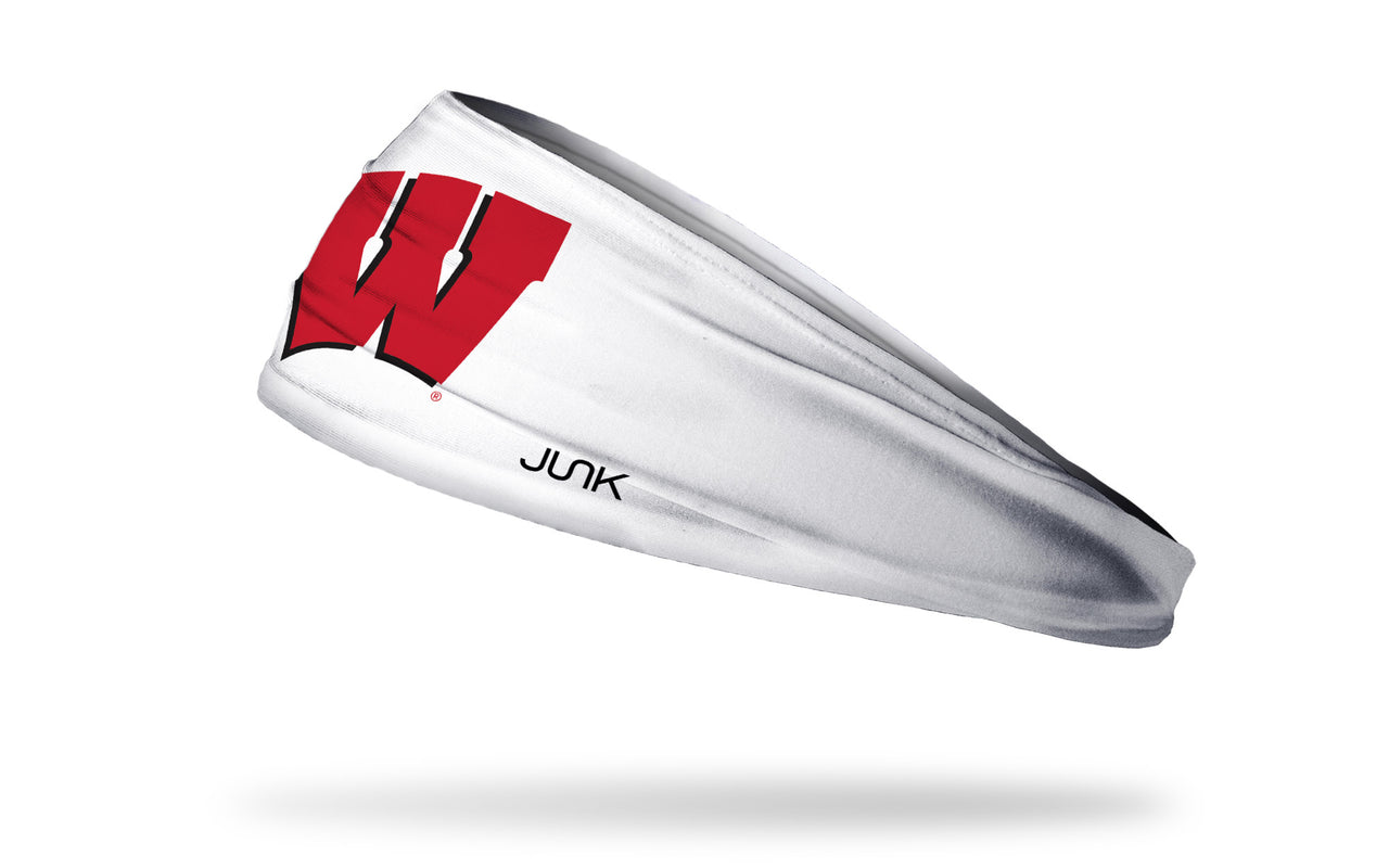 University of Wisconsin: Logo White Headband - View 1