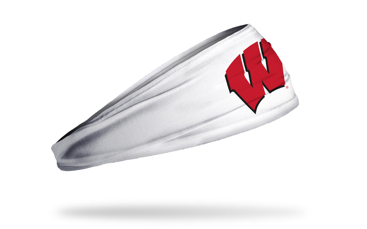 University of Wisconsin: Logo White Headband - View 2