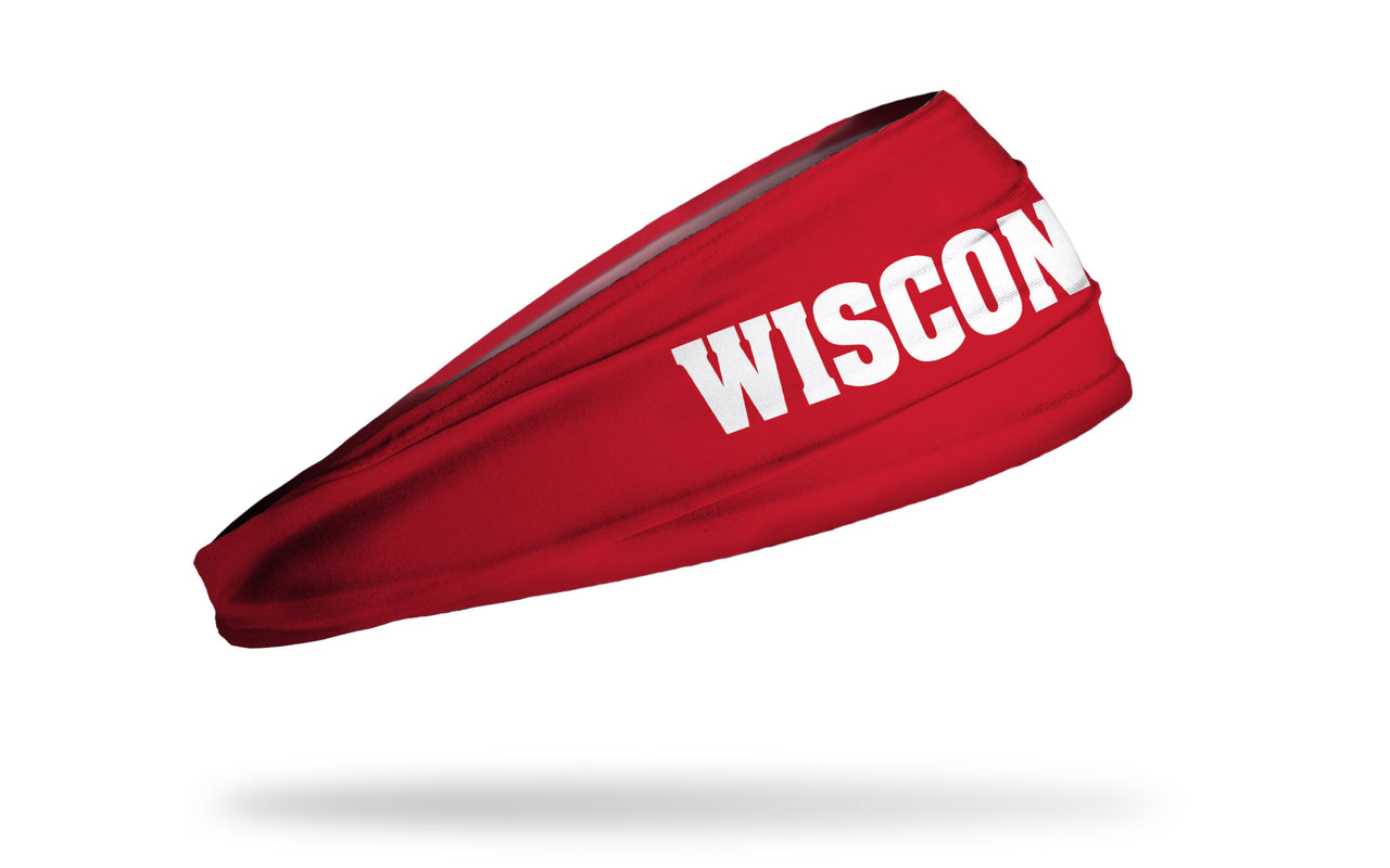University of Wisconsin: On Wisconsin Red Big Bang Lite Headband - View 2