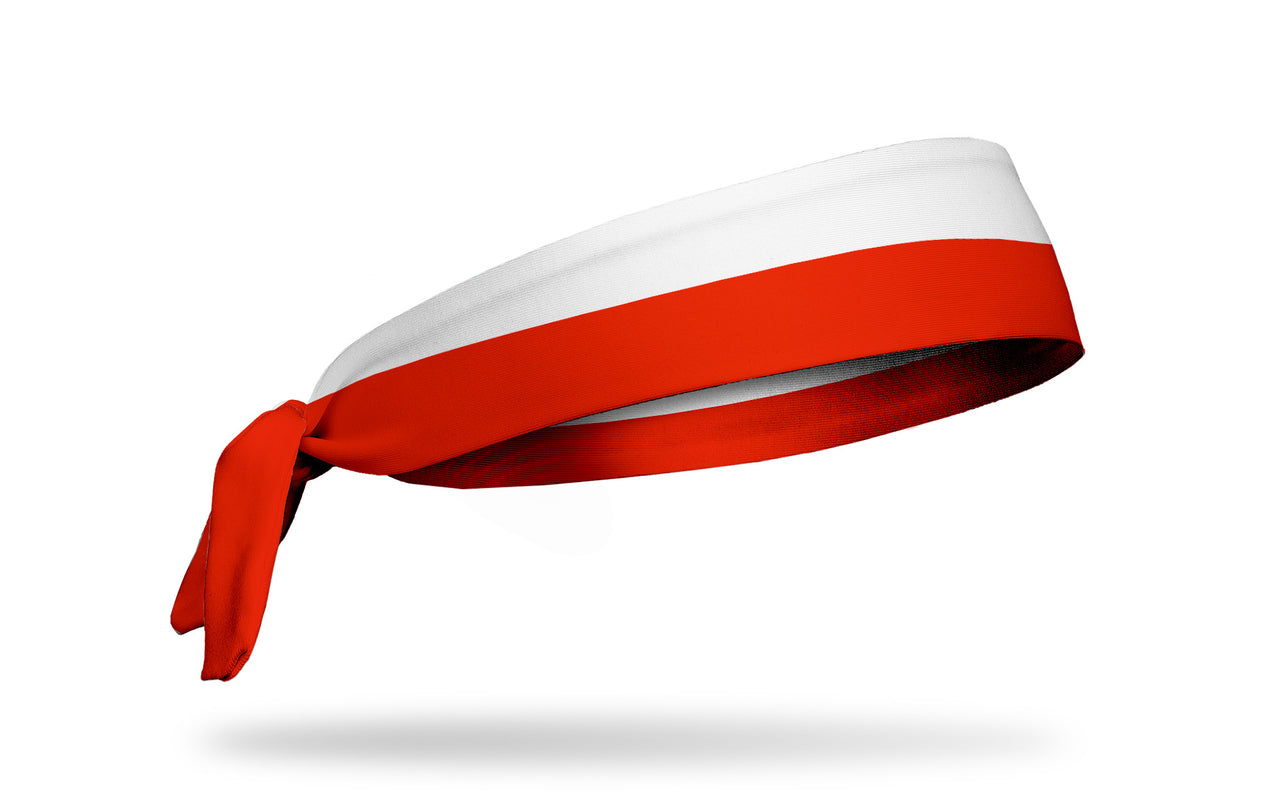 Poland Flag Tie Headband - View 2
