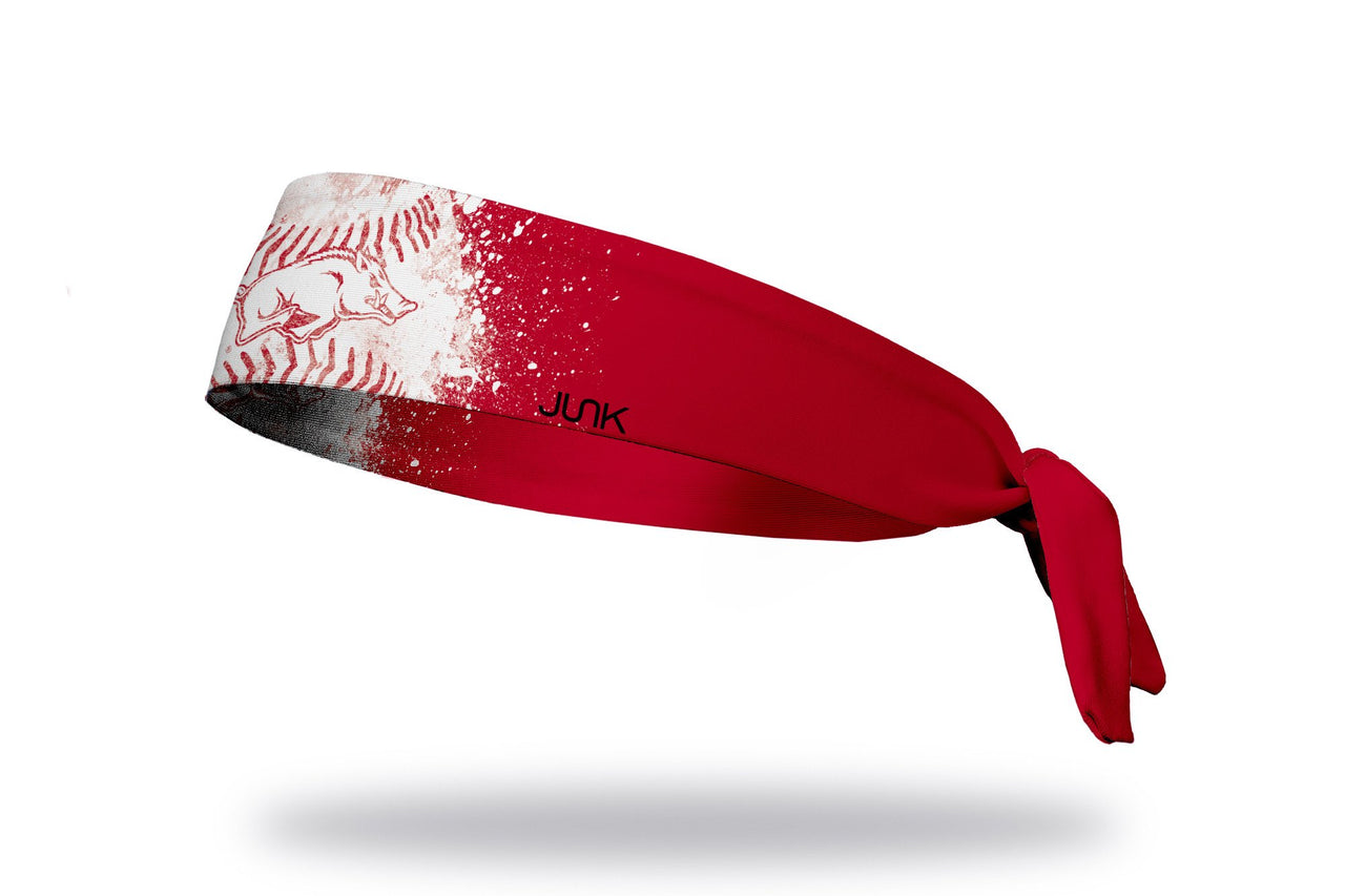University of Arkansas: Diamond Hogs Flex Tie Headband - View 1