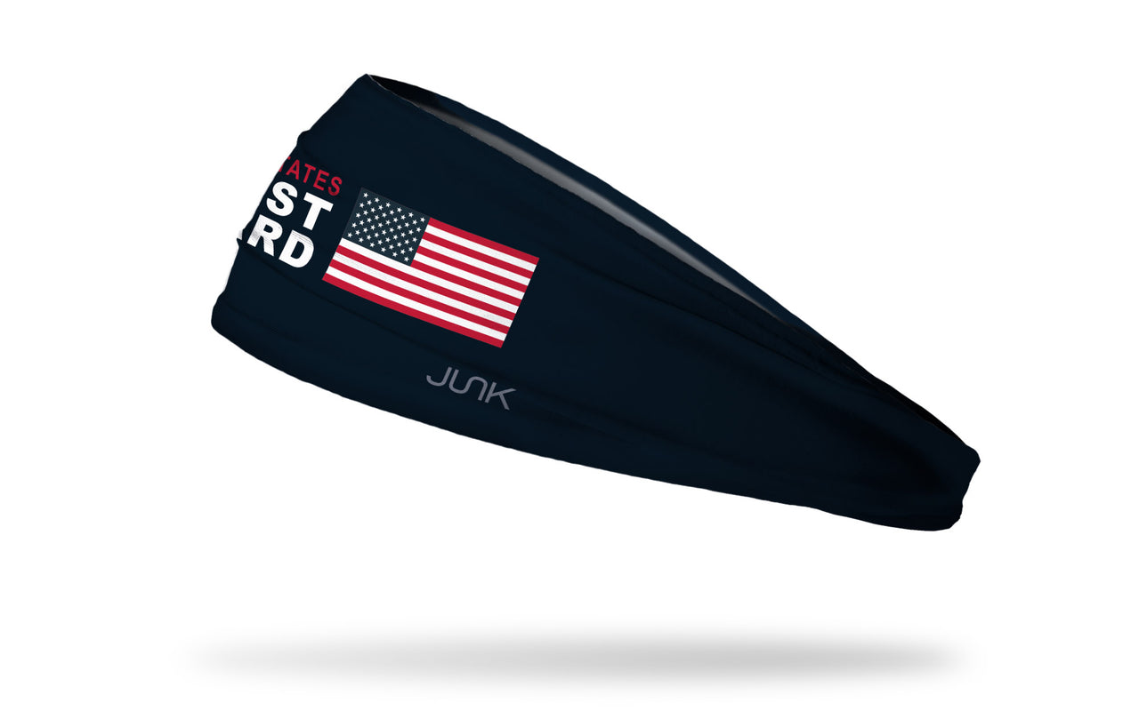 Coast Guard: Wordmark Flag Headband - View 2