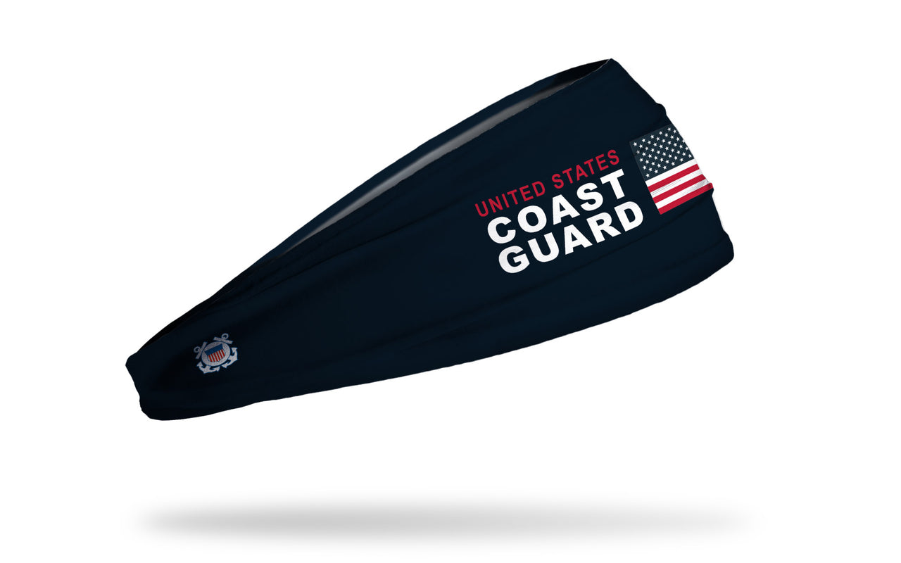 Coast Guard: Wordmark Flag Headband