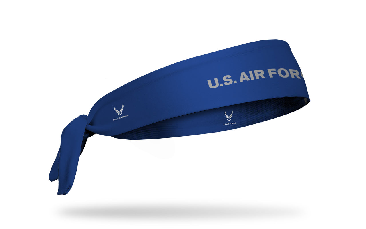 Air Force: Wordmark Blue Flex Tie Headband - View 1