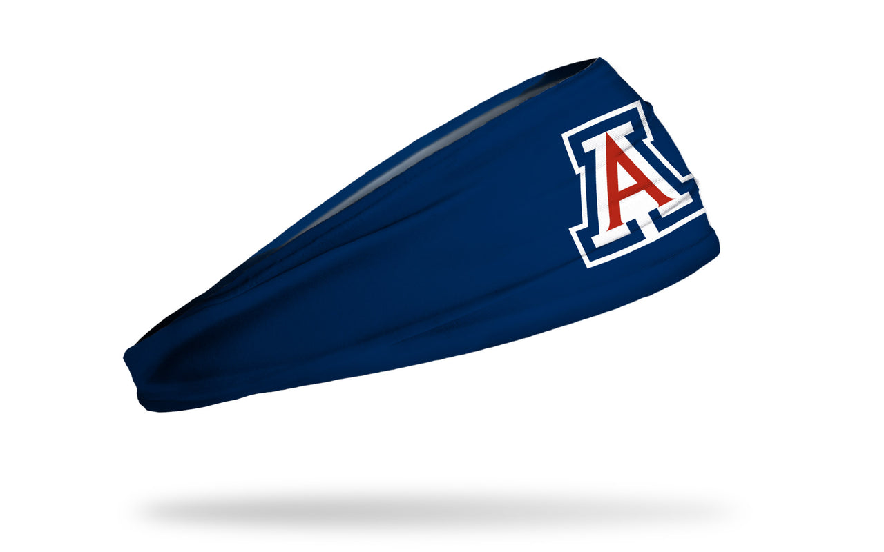 University of Arizona: A Logo Navy Big Bang Lite Headband - View 2