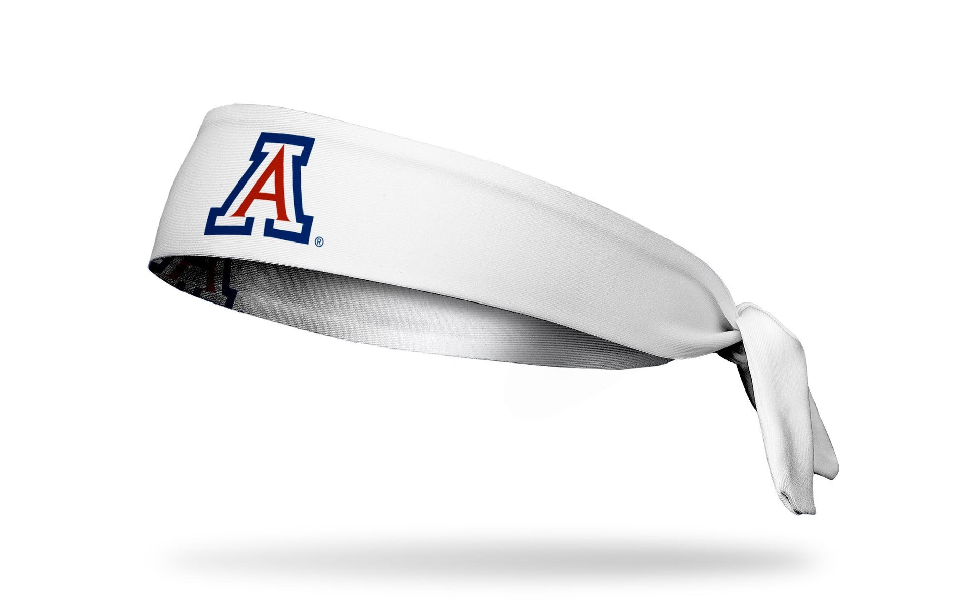 University of Arizona: A Logo White Tie Headband - View 1