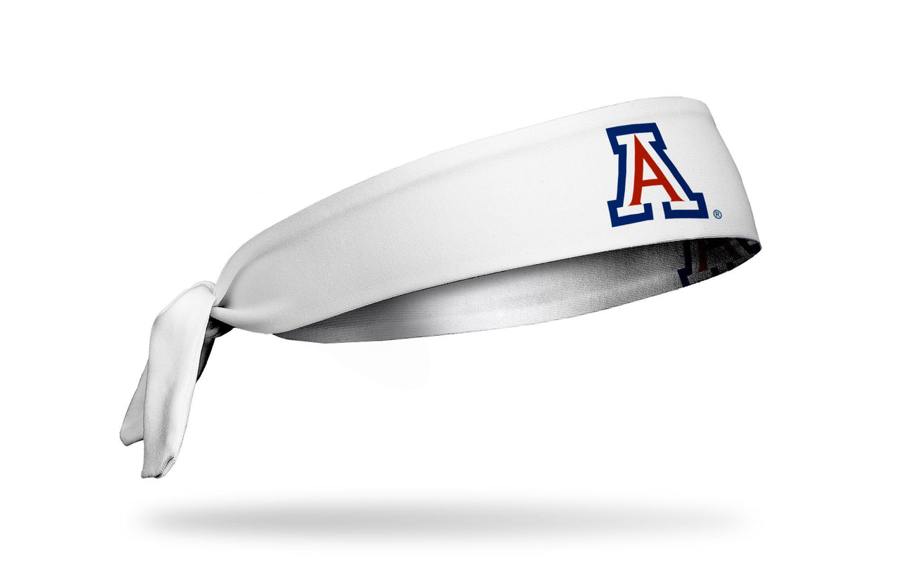 University of Arizona: A Logo White Tie Headband