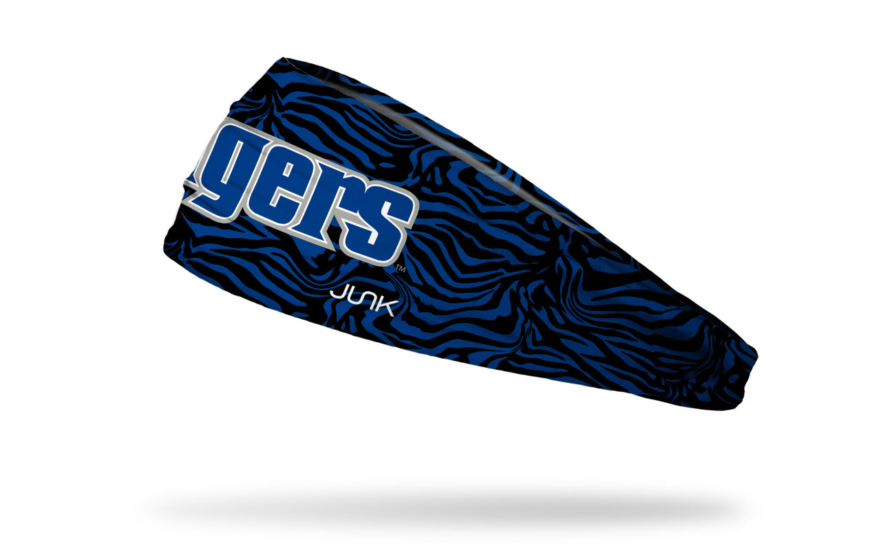 University of Memphis: Tiger Pattern Black Headband - View 1