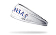 University of Kansas: Wordmark White Big Bang Lite Headband - View 1