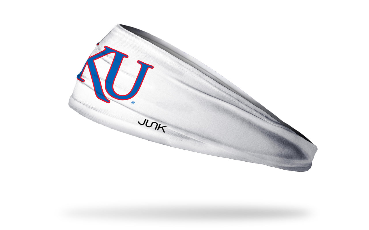 University of Kansas: KU White Headband - View 1