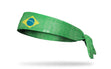 Brazil Grunge Flag Tie Headband - View 1