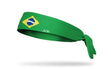 Brazil Painted Flag Tie Headband - View 1