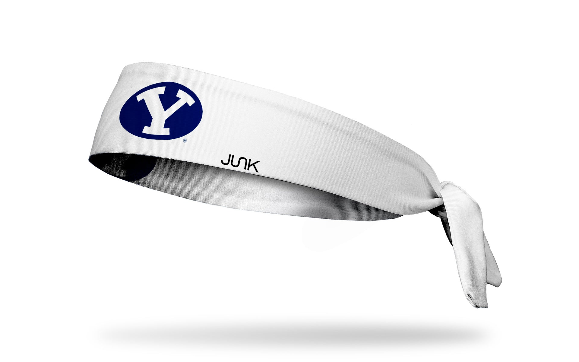 Brigham Young University: Y Logo White Tie Headband - View 1