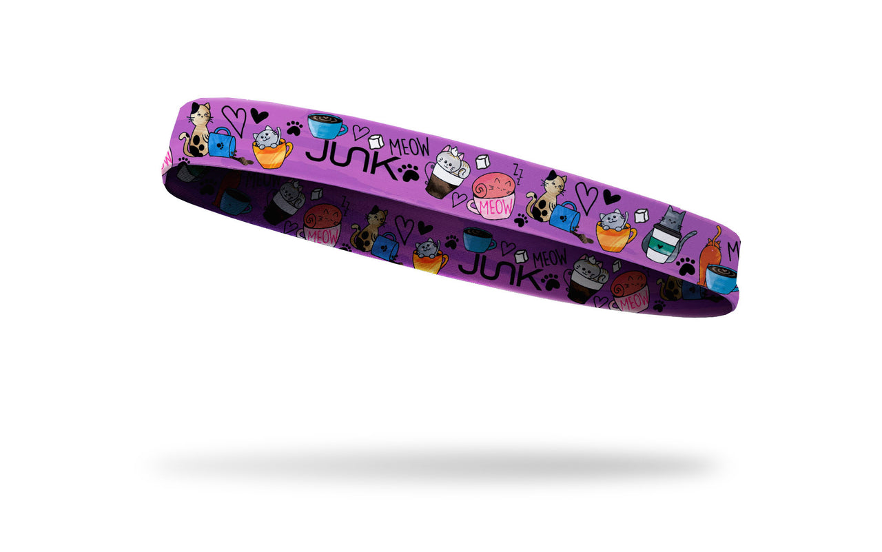 kitty cats playing with coffee headband