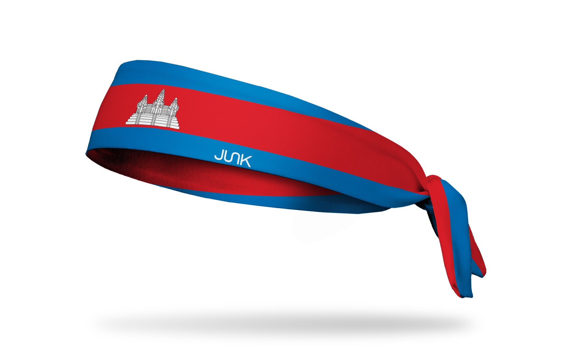 Cambodia Flag Tie Headband - View 1