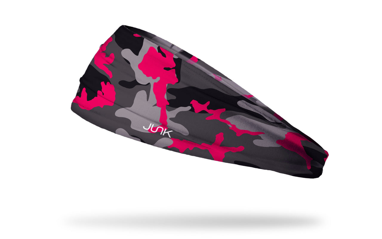 Camo Pop Hot Pink Headband - View 1