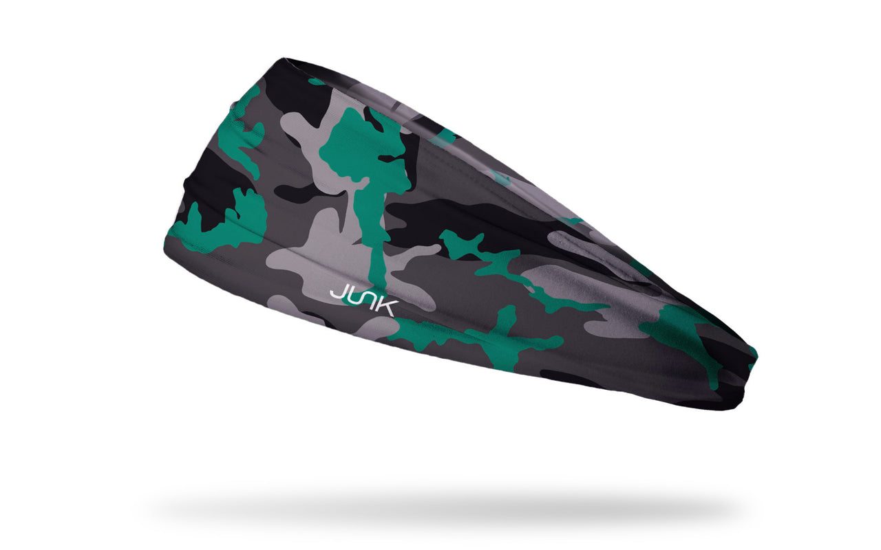 Camo Pop Teal Headband - View 1