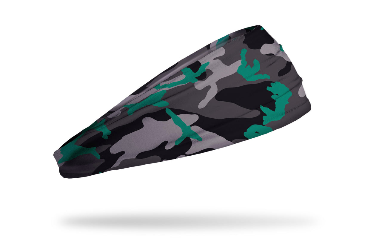 Camo Pop Teal Headband - View 2