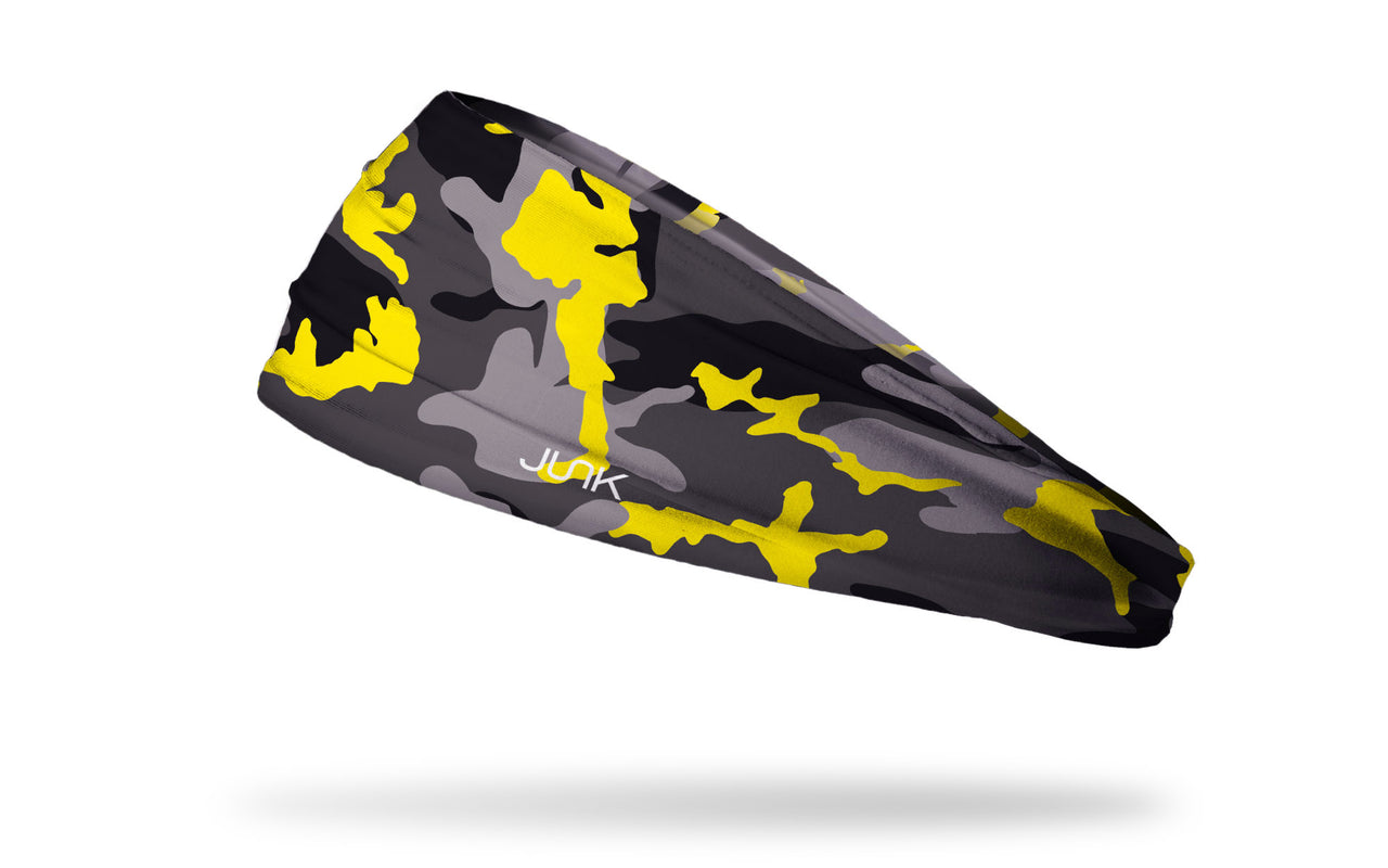 Camo Pop Yellow Headband - View 1