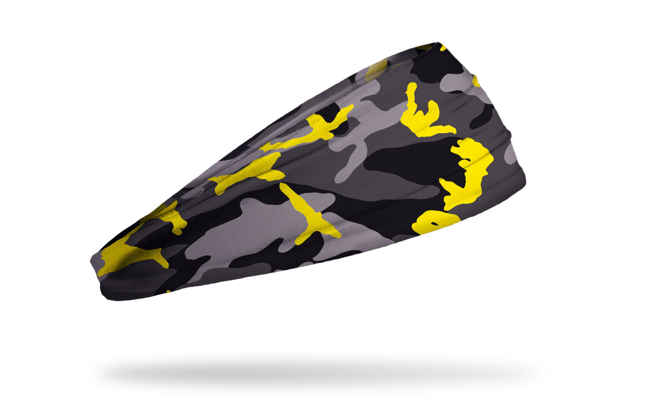 Camo Pop Yellow Headband - View 2