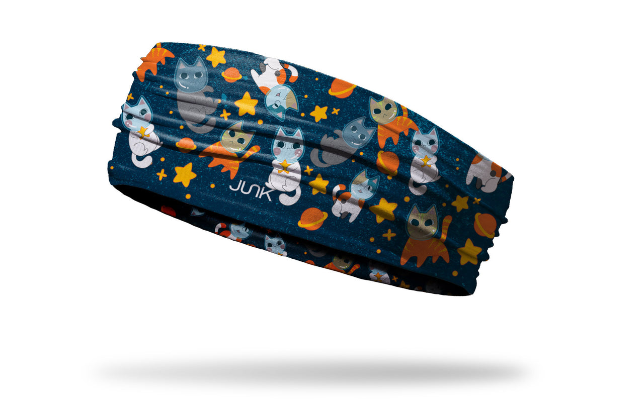 kitty cats in space being astronauts headband