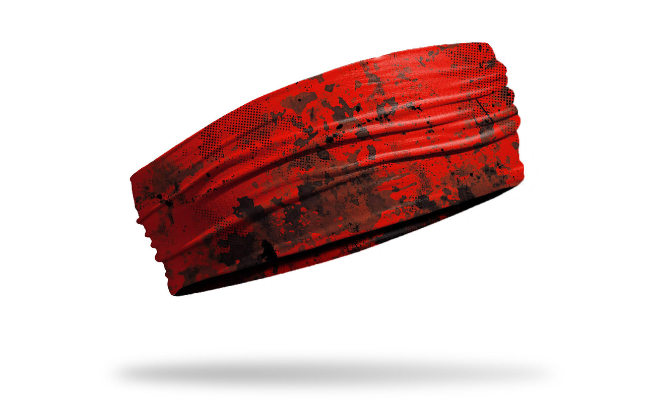 Red Grunge Headband - View 2