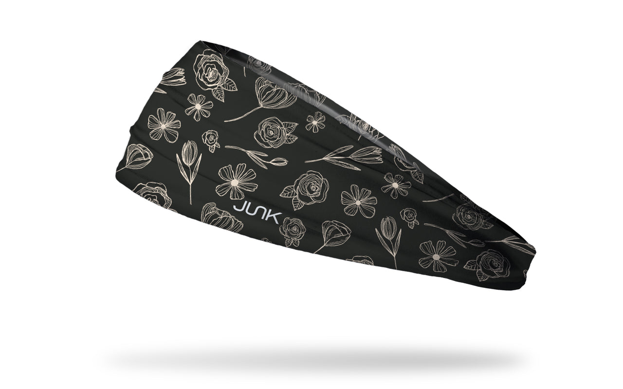 Christine Kole: Dark Wildflowers Big Bang Lite Headband - View 1