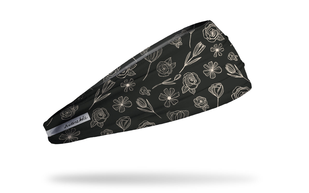 Christine Kole: Dark Wildflowers Big Bang Lite Headband - View 2