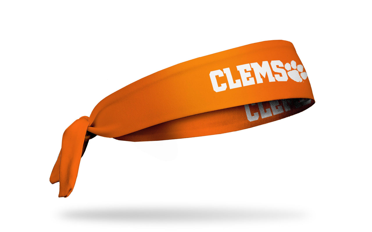 Clemson Tigers: Clemson Orange Flex Tie Headband - View 2