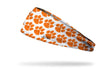Clemson Tigers: Orange Repeating Big Bang Lite Headband - View 1