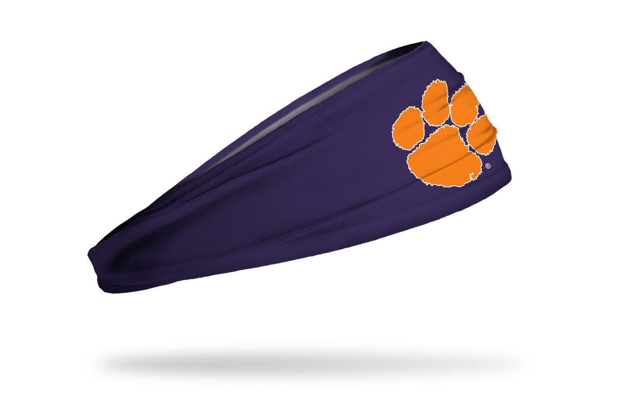 Clemson Tigers: Logo Purple Headband - View 2