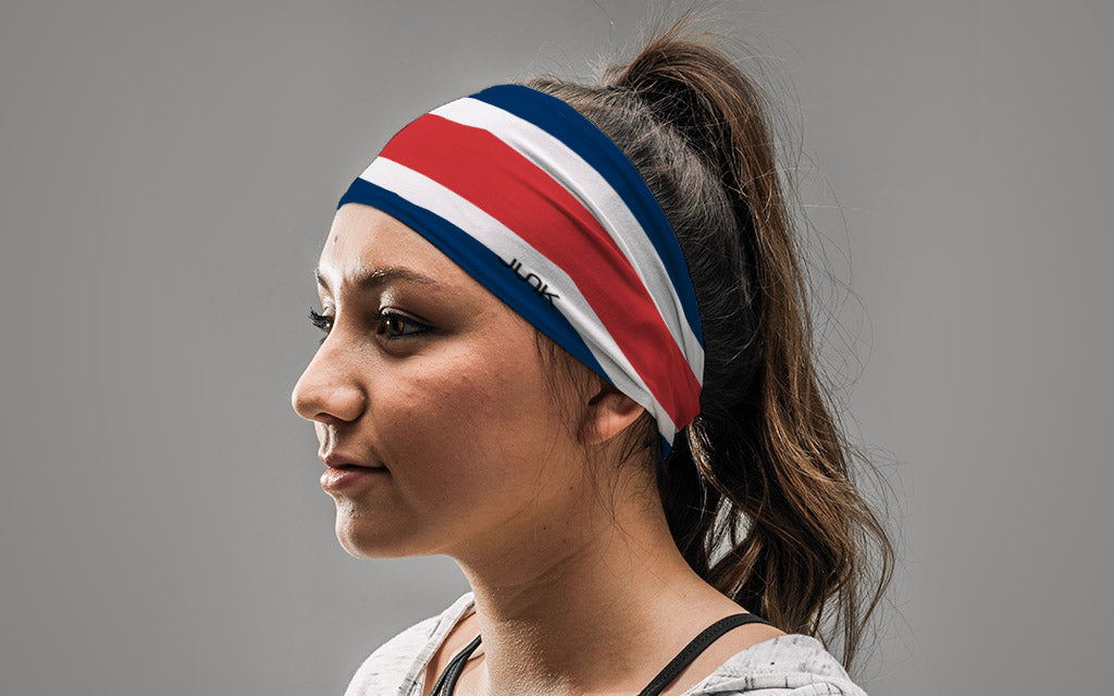Costa Rica Flag Headband - View 3