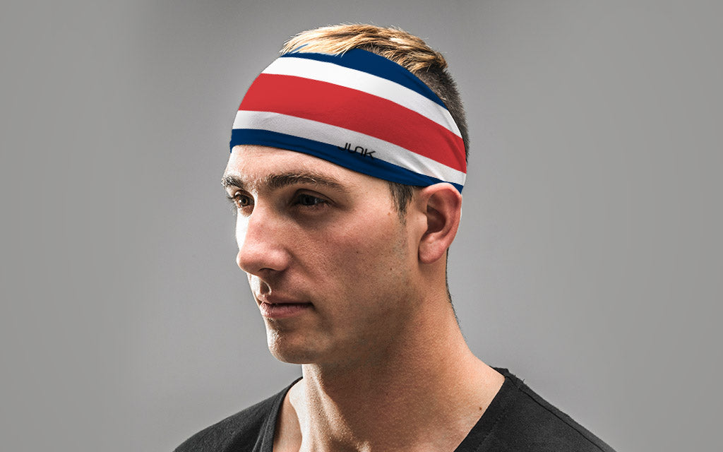 Costa Rica Flag Headband - View 4