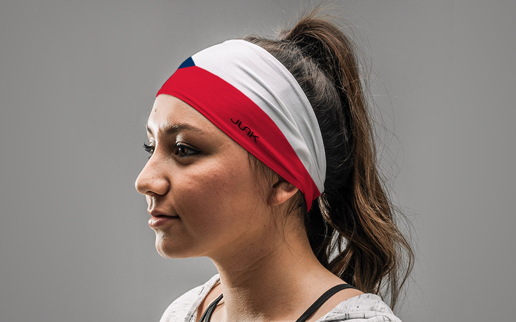 Czech Republic Flag Headband - View 3