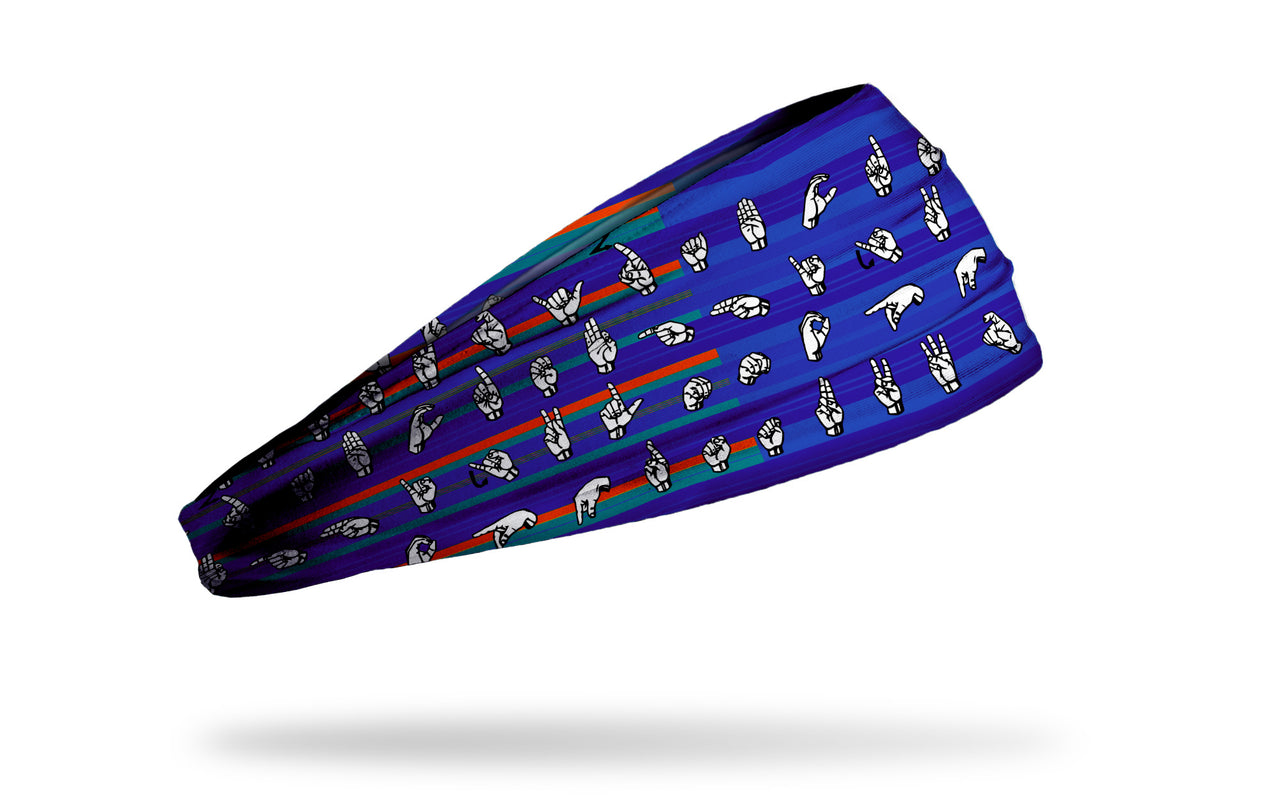 Dactylology Headband - View 2