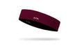 Dark Maroon Baller Headband - View 1