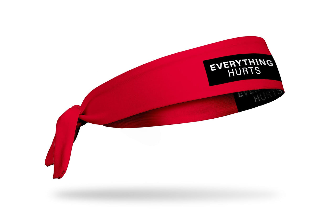 Everything Hurts Tie Headband - View 2