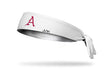 University of Arkansas: Baseball Logo White Flex Tie Headband - View 1