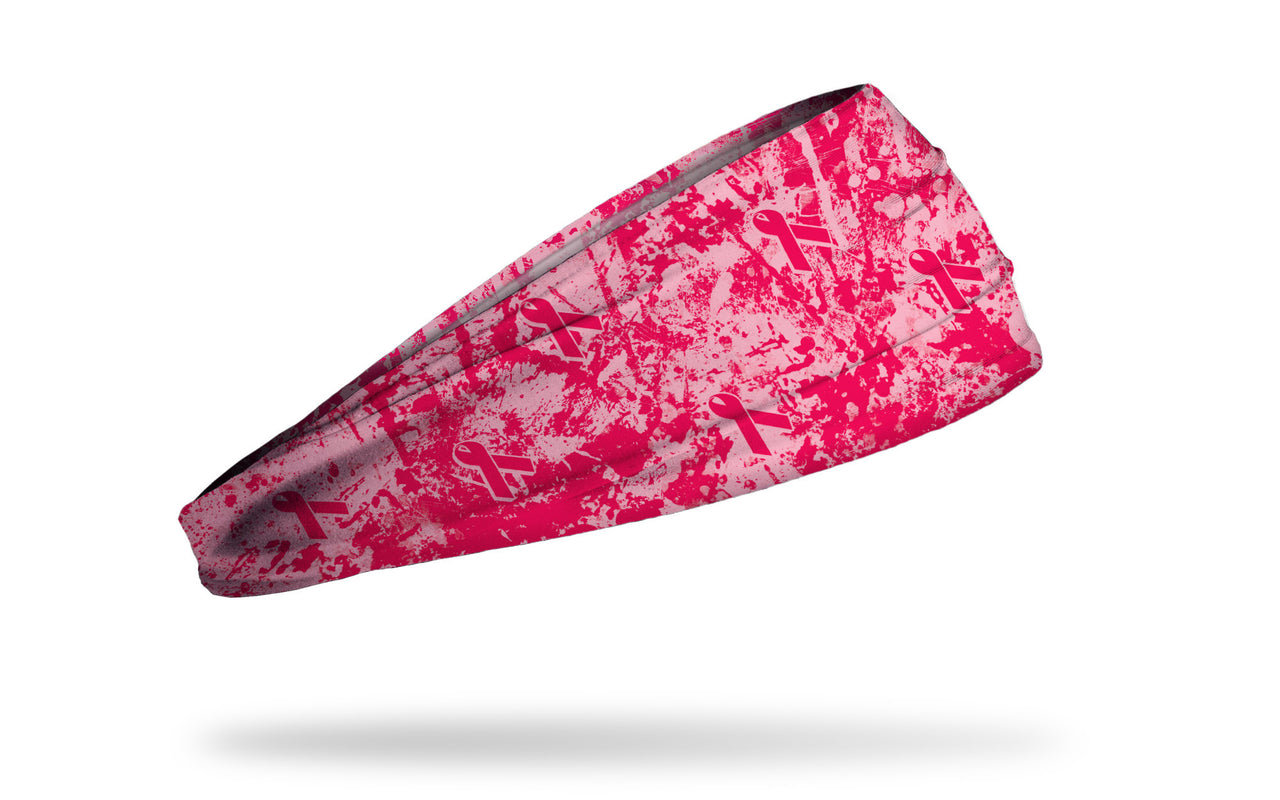 pink breast cancer awareness themed headband