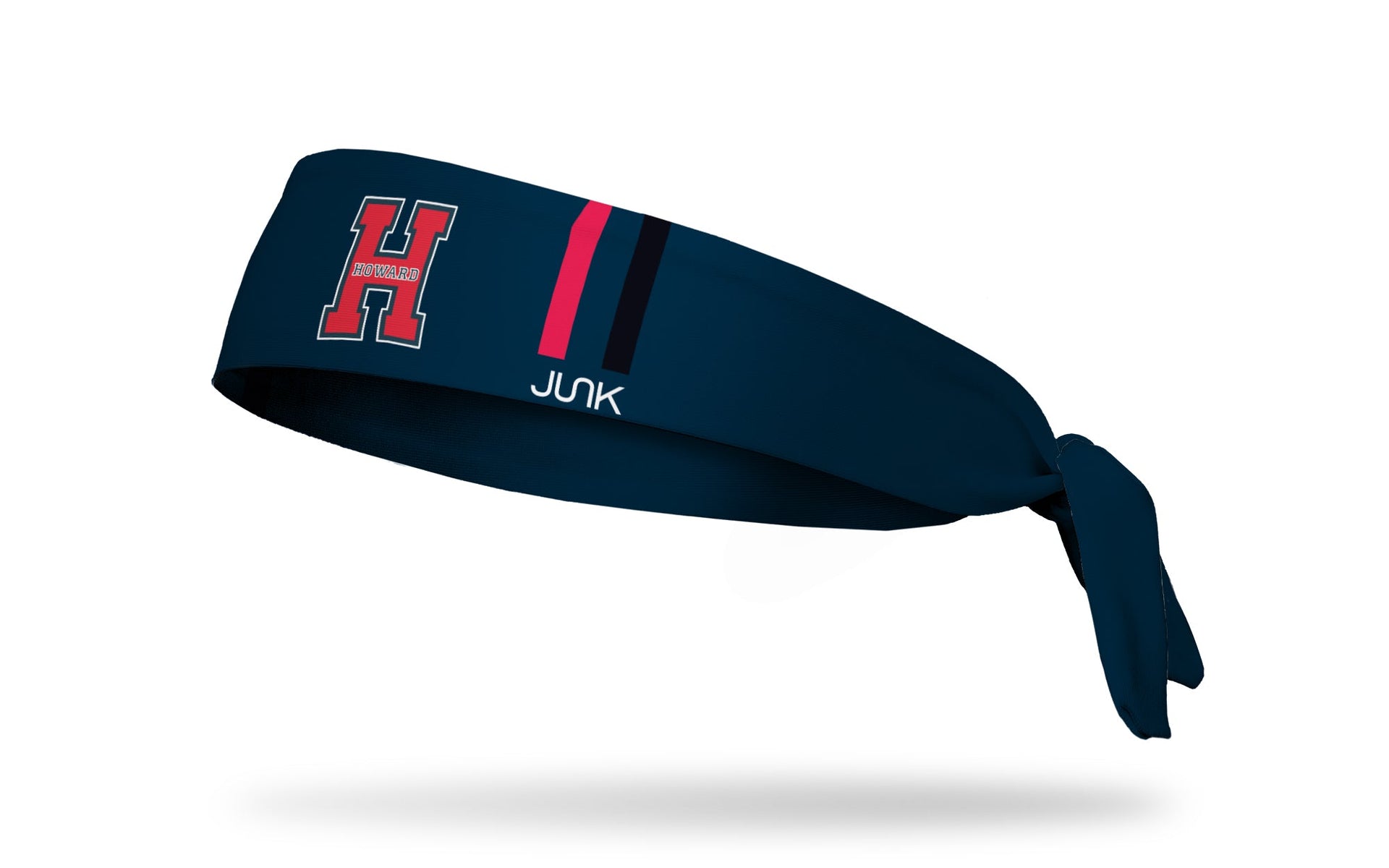 Howard University: Varsity Stripe Tie Headband - View 1