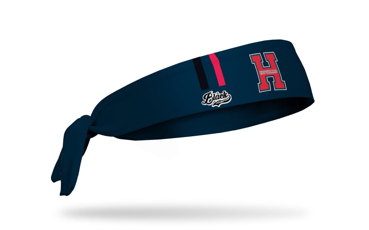 Howard University: Varsity Stripe Tie Headband
