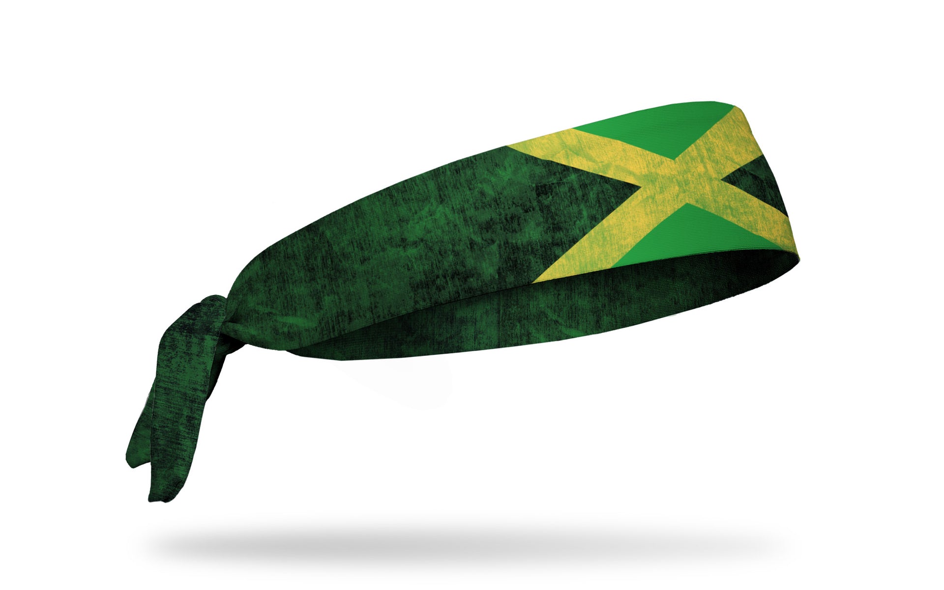 Jamaica Grunge Flag Tie Headband - View 2
