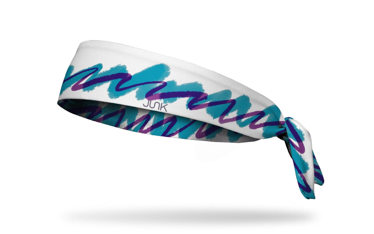 90's themed classic solo cup jazz white purple blue headband