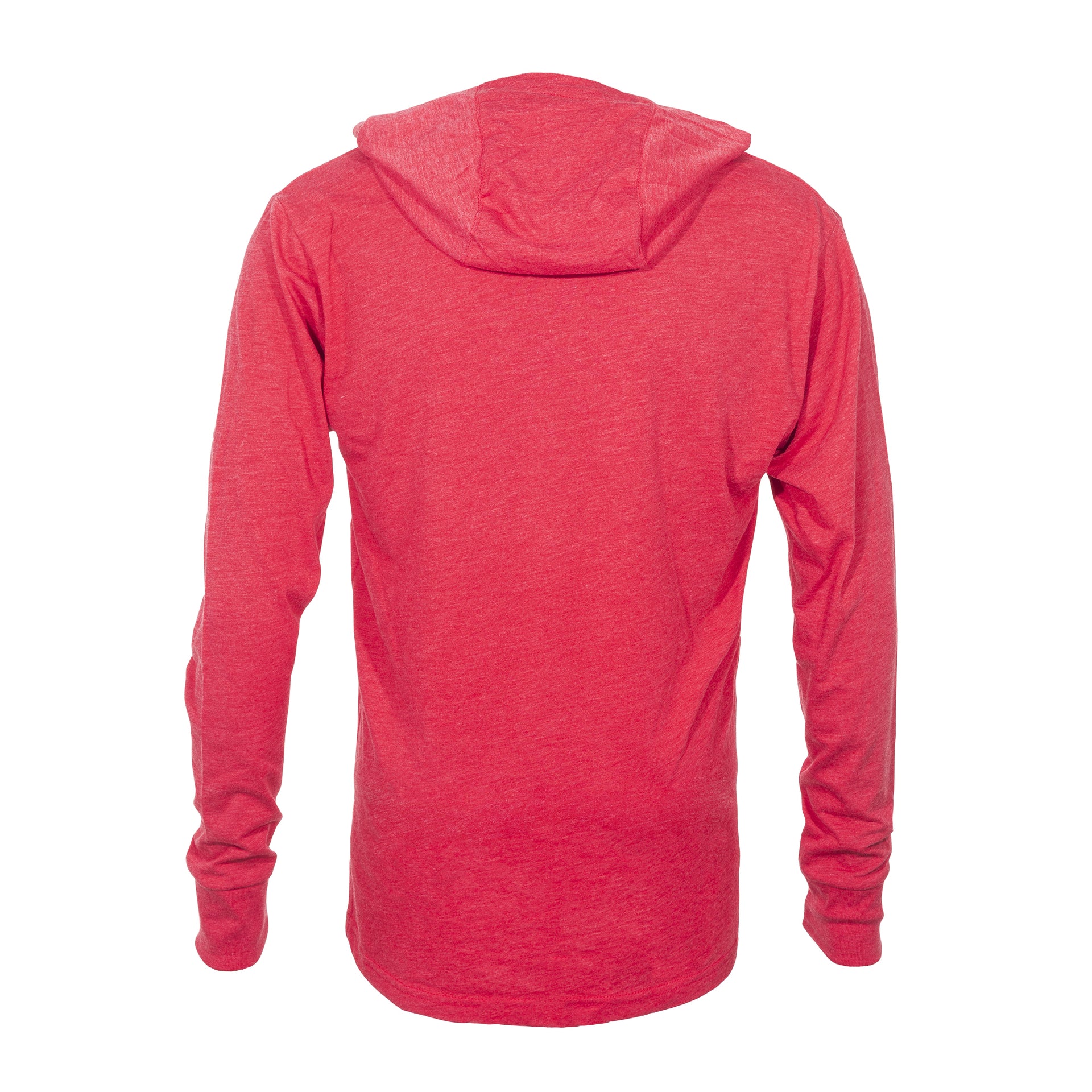JUNK Tri-Blend Red Hooded Tee - View 2