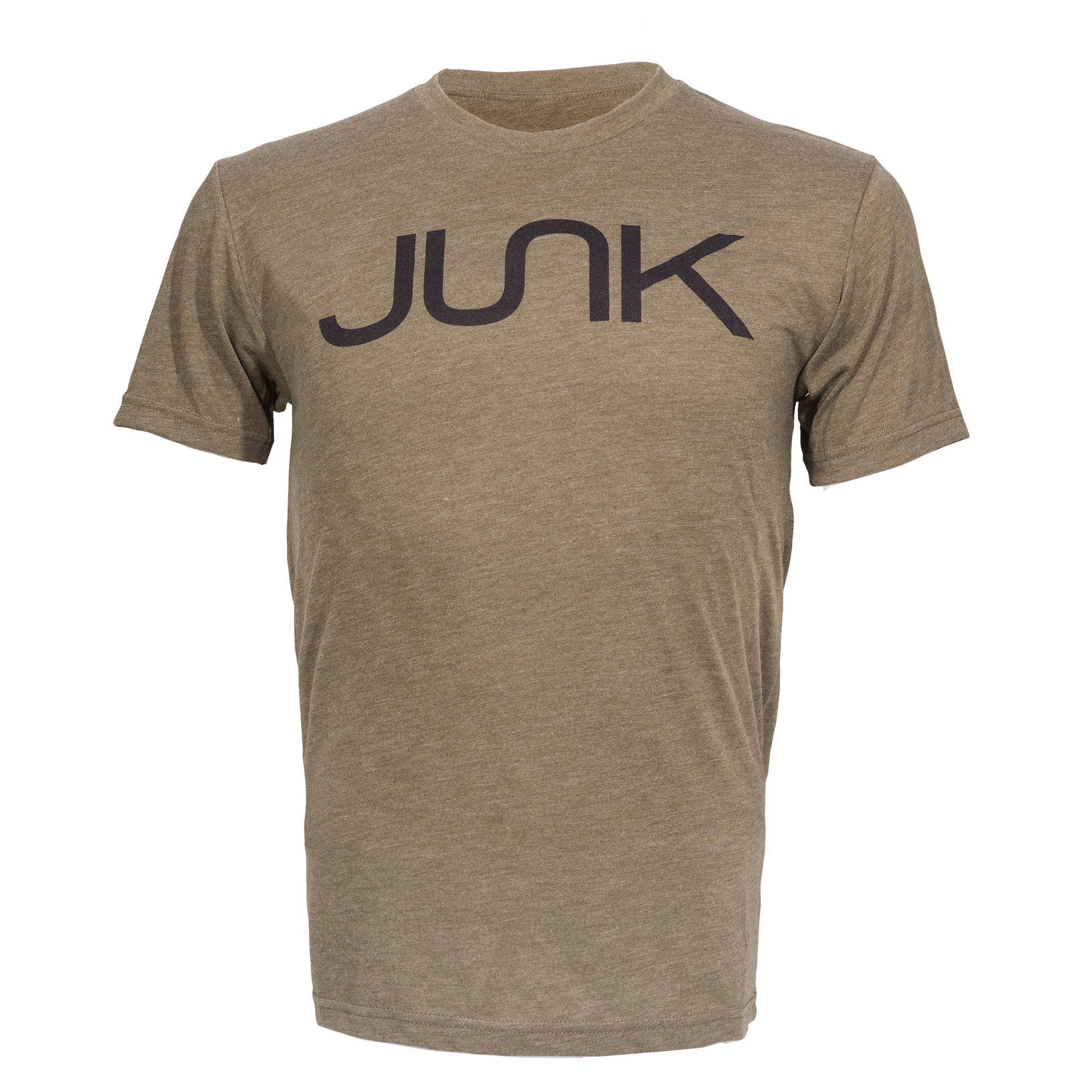 JUNK Tri-Blend Military Green Tee - View 1