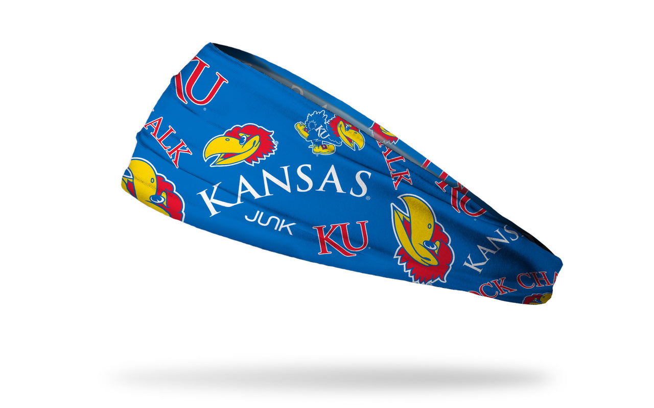 University of Kansas: Overload Royal Headband - View 1