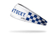 University of Kentucky: Checkered White Big Bang Lite Headband - View 1