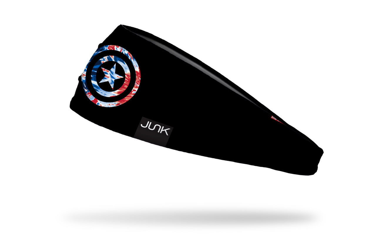 Captain America: Tie Dye Pride Headband