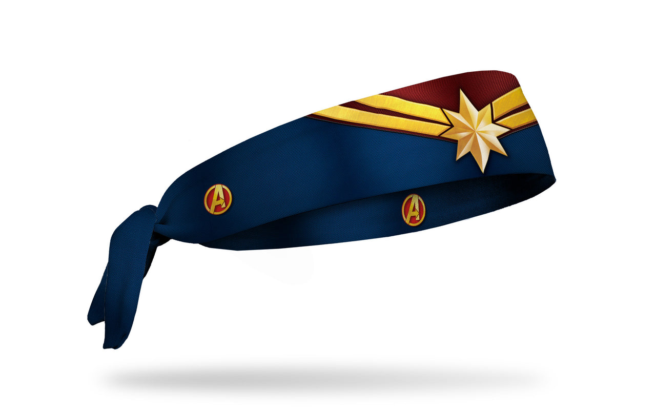 Captain Marvel: Suit Up Tie Headband - View 2