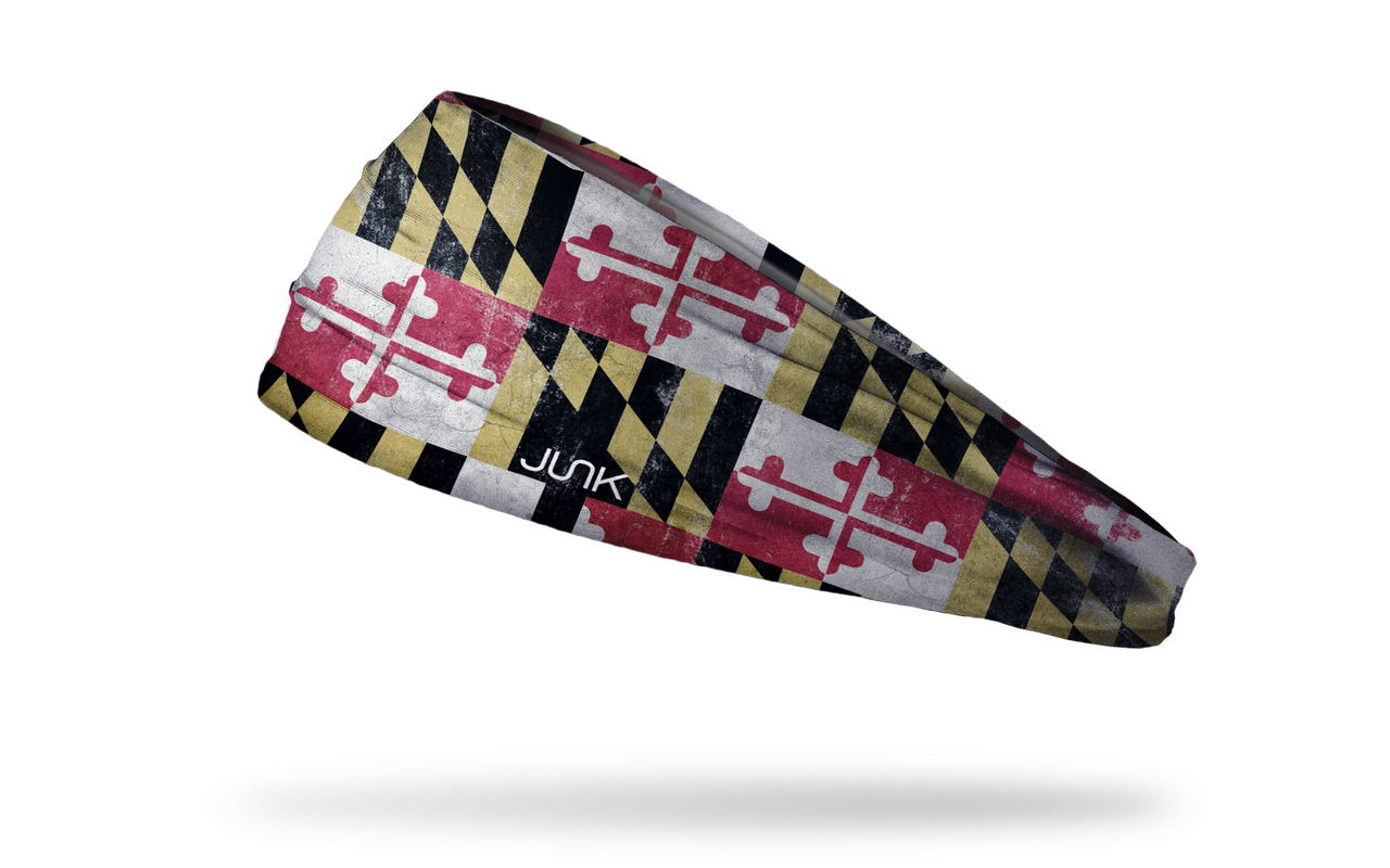 Maryland Flag - Grunge Big Bang Lite Headband - View 1